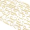 12 Pack: Gold Glitter Script Alphabet Stickers by Recollections™